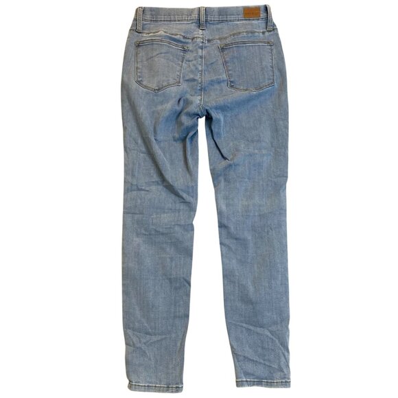 Judy Blue Womans Lincoln Mid‑Rise Pull‑On Skinny Jegging Size 9/29 Light Wash De - Picture 2 of 16